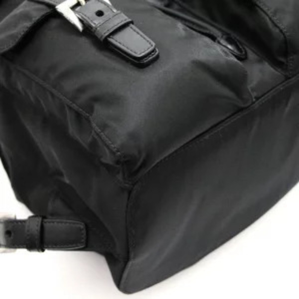 Prada Triangle Rucksack Backpack Double Pockets Black - Picture 6 of 7
